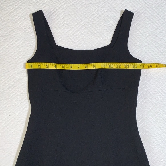Vintage Bebe Black LBD Mini Tank Dress, Square Neckline, Size 2 - Picture 11 of 16